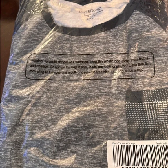 Cuddl Duds Men's gray sleep set - Picture 4 of 4